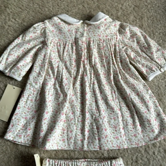 Ralph Lauren girls floral collared dress with matching bloomers NWT - Picture 7 of 9